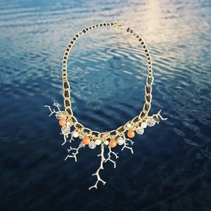 🌸Women’s Necklace/Choker  Coral Theme | Glass/plastic